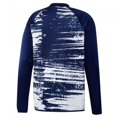 Sudadera De Calentamiento Real Madrid 2020/2021 Blanco Marino