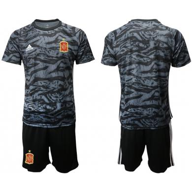 Camiseta España Portero en negro 2020 Edición Copa De Europa Camiseta España Portero en negro 2020 Edición Copa De Europa