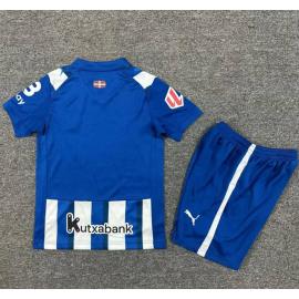 Camiseta Deportivo Alavés Primera Equipación 25/26 Niño