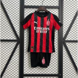 Camiseta AC Milan 1ª Equipación 25/26 Niño