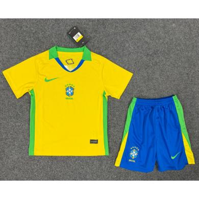 Camiseta Brasil Primera Equipación 25/26 Niño
