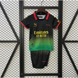 Camiseta Fc AC Milan Co - Branded Negro 25/26 Niño