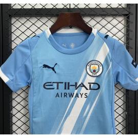 Camiseta Manchester City 1ª Equipación 25/26 Niño