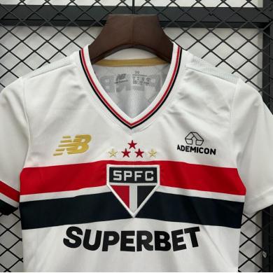 Camiseta São Paulo CF 1ª Equipación 25/26 Niño