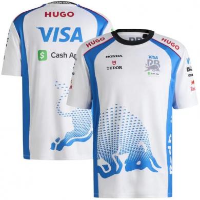 Camisetas F1 RB Blanco 2025 Camisetas F1 RB Blanco 2025