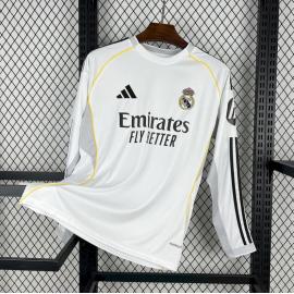 Camiseta Real Madrid 1ª Equipación 25/26 ML (Hombre/Niño)