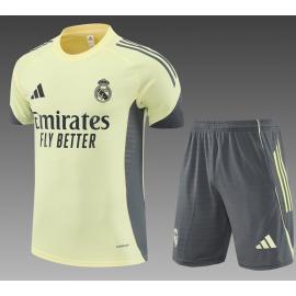 Camiseta Real Madrid Amarillo (Hombre/Niño) 25/26 + Pantalones