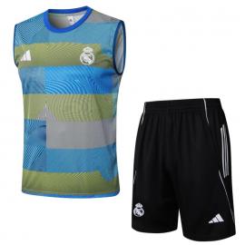Camiseta Sin Mangas Real Madrid Pre-Match 25/26 + Pantalones