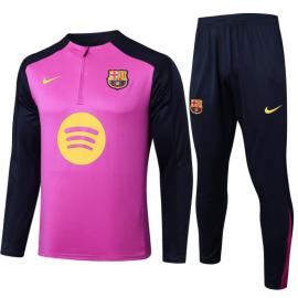 Chandal Barcelona (Hombre/Niño) 25/26 Púrpura + Pantalones