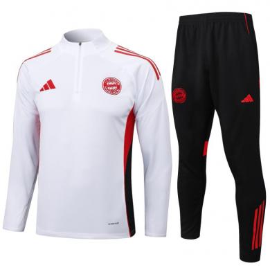 Chandal Bayern Munich (Hombre/Niño) 25/26 Blanco + Pantalones Chandal Bayern Munich (Hombre/Niño) 25/26 Blanco + Pantalones