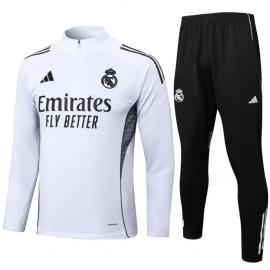 Chandals Real Madrid (Hombre/Niño) 25/26 Blanco + Pantalones