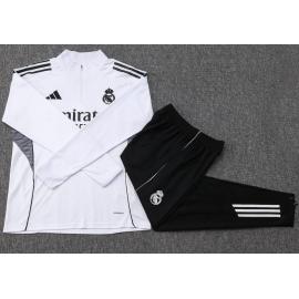 Chandals Real Madrid (Hombre/Niño) 25/26 Blanco + Pantalones