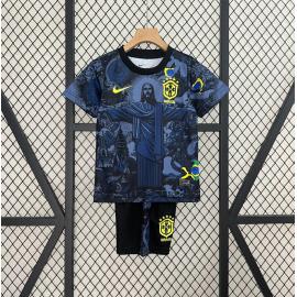 Camiseta Brasil Edición Especial 24/25 Negro Niño