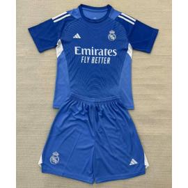 Camiseta Real Madrid Portero Azul 25/26 Niño
