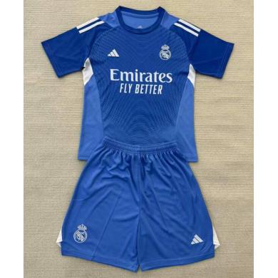 Camiseta Real Madrid Portero Azul 25/26 Niño Camiseta Real Madrid Portero Azul 25/26 Niño