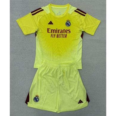 Camiseta Real Madrid Portero (Hombre/Niño) Amarillo 25/26