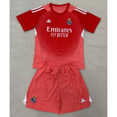 Camiseta Real Madrid Portero (Hombre/Niño) Rojo 25/26