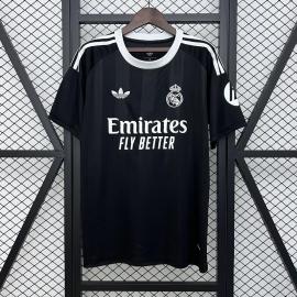 Camiseta Real Madrid Portero (Hombre/Niño) Negro 25/26