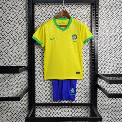 Camiseta Brasil Primera Equipación Mundial Femenino 2023 Niño Camiseta Brasil Primera Equipación Mundial Femenino 2023 Niño