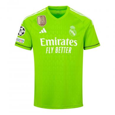 Camiseta Portero Real M adrid Verde 23/24 Niño Camiseta Portero Real M adrid Verde 23/24 Niño