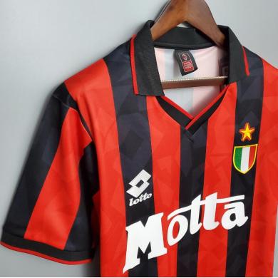 Camiseta Retro AC Mlian 1ª Equipación 93/94 Camiseta Retro AC Mlian 1ª Equipación 93/94