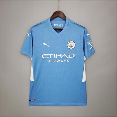 Camiseta Manchester City Primera Equipacion 2021/2022 Camiseta Manchester City Primera Equipacion 2021/2022