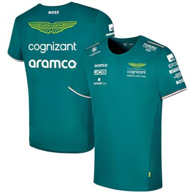 Camiseta equipo Aston Martin Aramco Cognizant F1 2023 Camiseta equipo Aston Martin Aramco Cognizant F1 2023