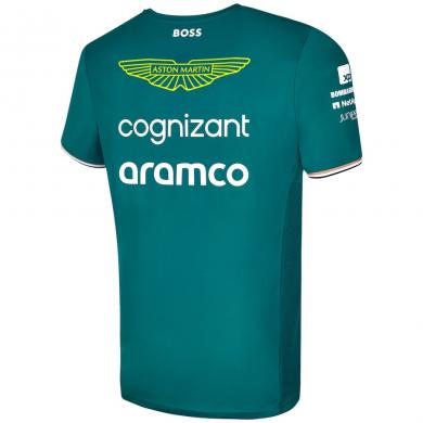 Camiseta equipo Aston Martin Aramco Cognizant F1 2023 Camiseta equipo Aston Martin Aramco Cognizant F1 2023