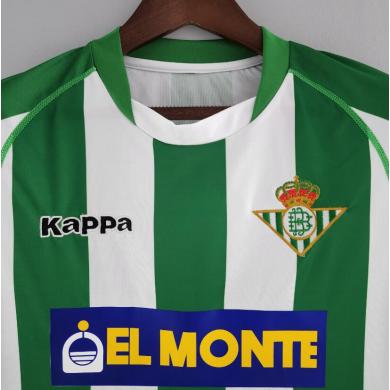 Camiseta Retro Real Betis Primera Equipacion 01/02 Camiseta Retro Real Betis Primera Equipacion 01/02