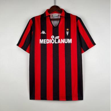 Camiseta Retro AC MILAN Primera Equipación 89/90 Camiseta Retro AC MILAN Primera Equipación 89/90