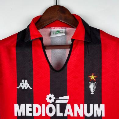 Camiseta Retro AC MILAN Primera Equipación 89/90 Camiseta Retro AC MILAN Primera Equipación 89/90