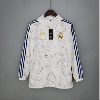 Windbreaker 2021-2022 Real Madrid White Windbreaker 2021-2022 Real Madrid White