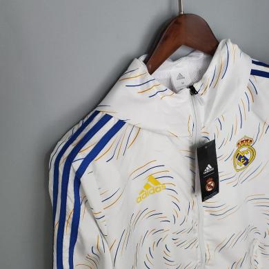 Windbreaker 2021-2022 Real Madrid White Windbreaker 2021-2022 Real Madrid White