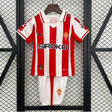 Camiseta Sporting De Gijón Primera Equipación 25/26 Niño