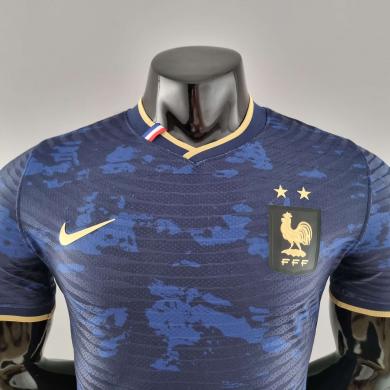 Camiseta 2022 Francia Edición Especial Azul Negro Camiseta 2022 Francia Edición Especial Azul Negro
